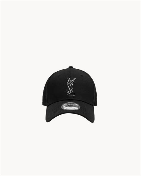 cappellino yves saint laurent|NEW ERA CASSANDRE CAP IN CANVAS .